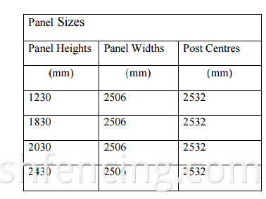 double wire mesh fence / flat 8/6/8 panels mesh opening 50x200mm with powder coating